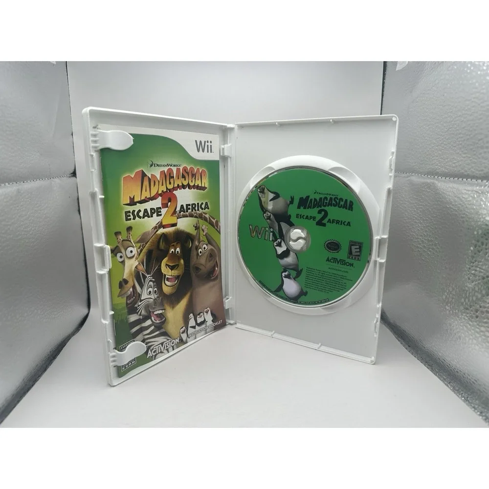 Madagascar Escape 2 Africa Nintendo Wii 2008 CIB Complete Manual EXCELLENT